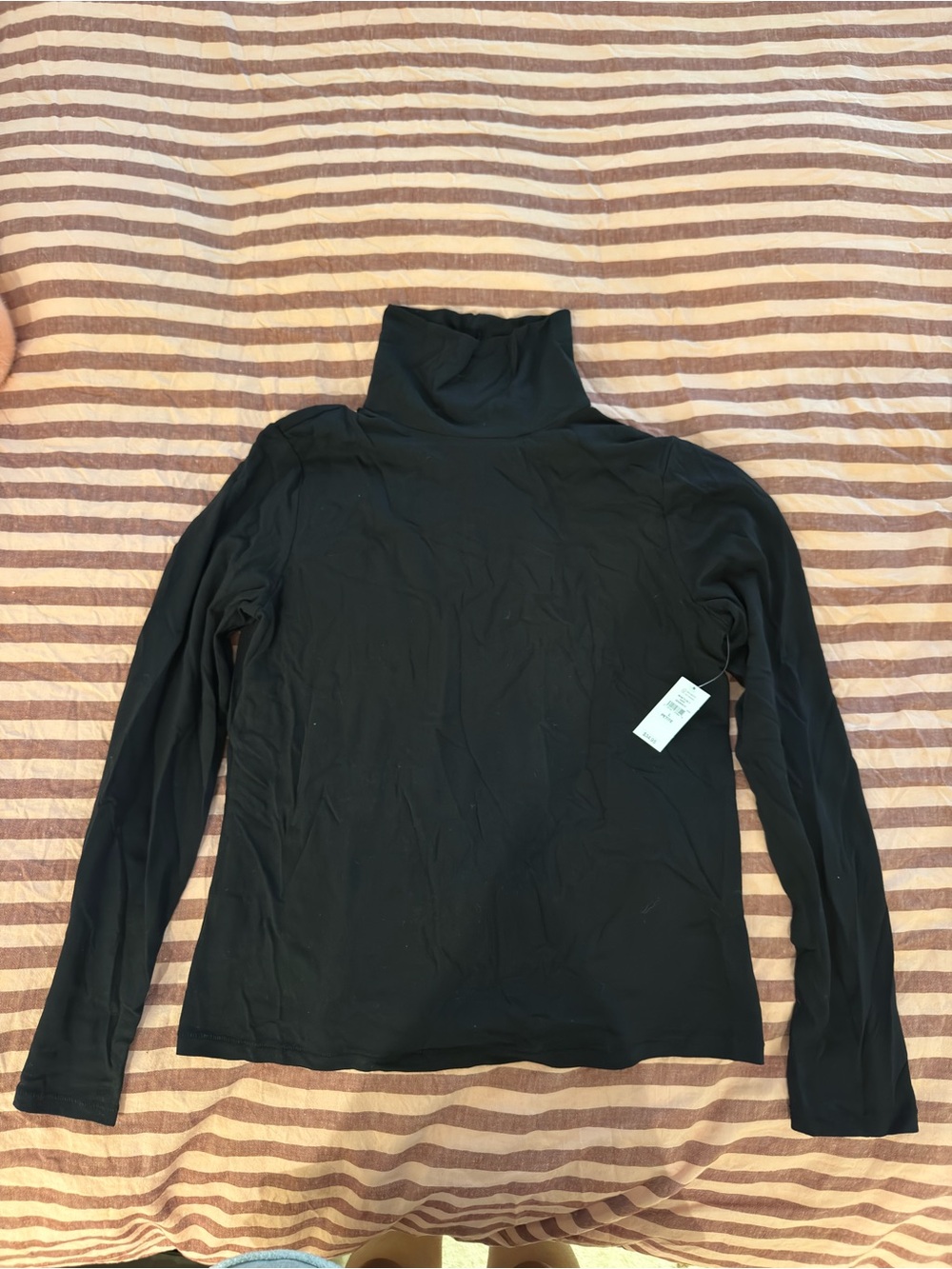 GAP Black Long Sleeve Turtleneck Top